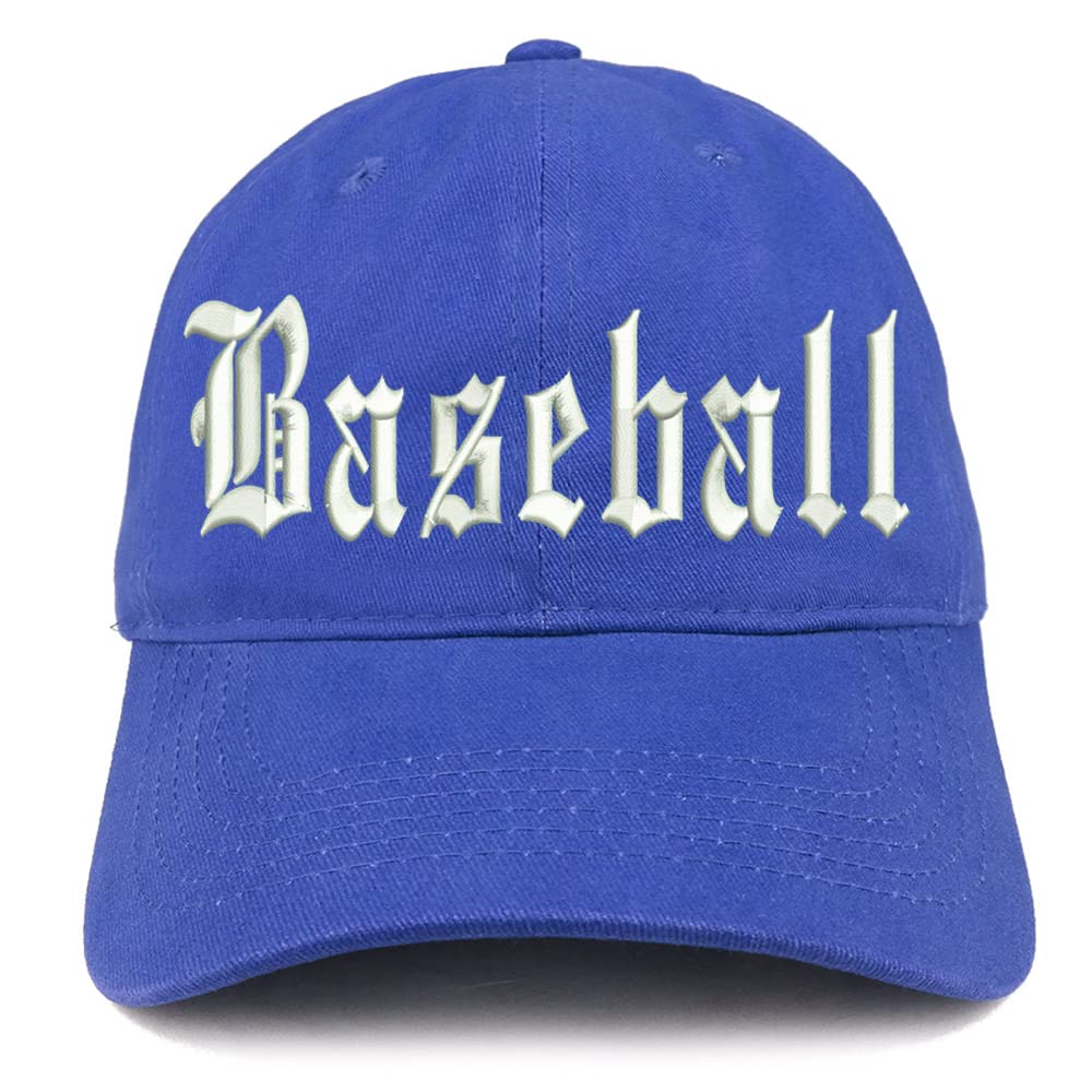 Trendy Apparel Shop Old English Baseball Low Profile Soft Cotton Baseball Cap