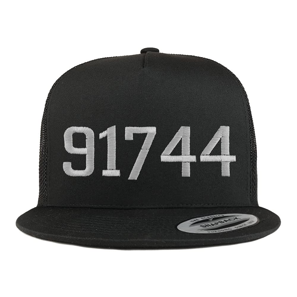 Trendy Apparel Shop 91744 La Puente CA Old English 5 Panel Flatbill Trucker Cap