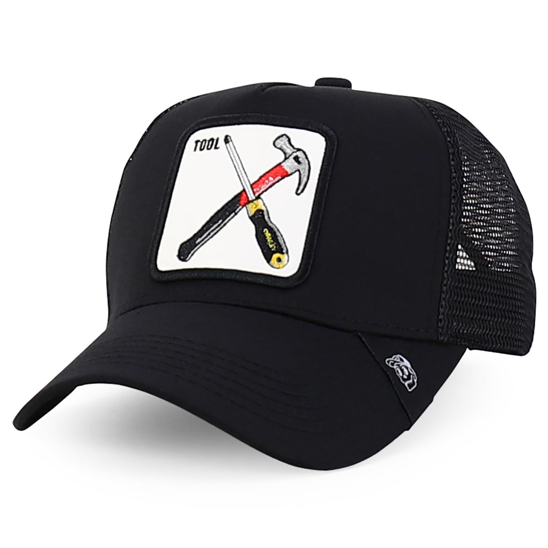Trendy Apparel Shop 5 Panel Structured Tool Theamed Design Trucker Cap