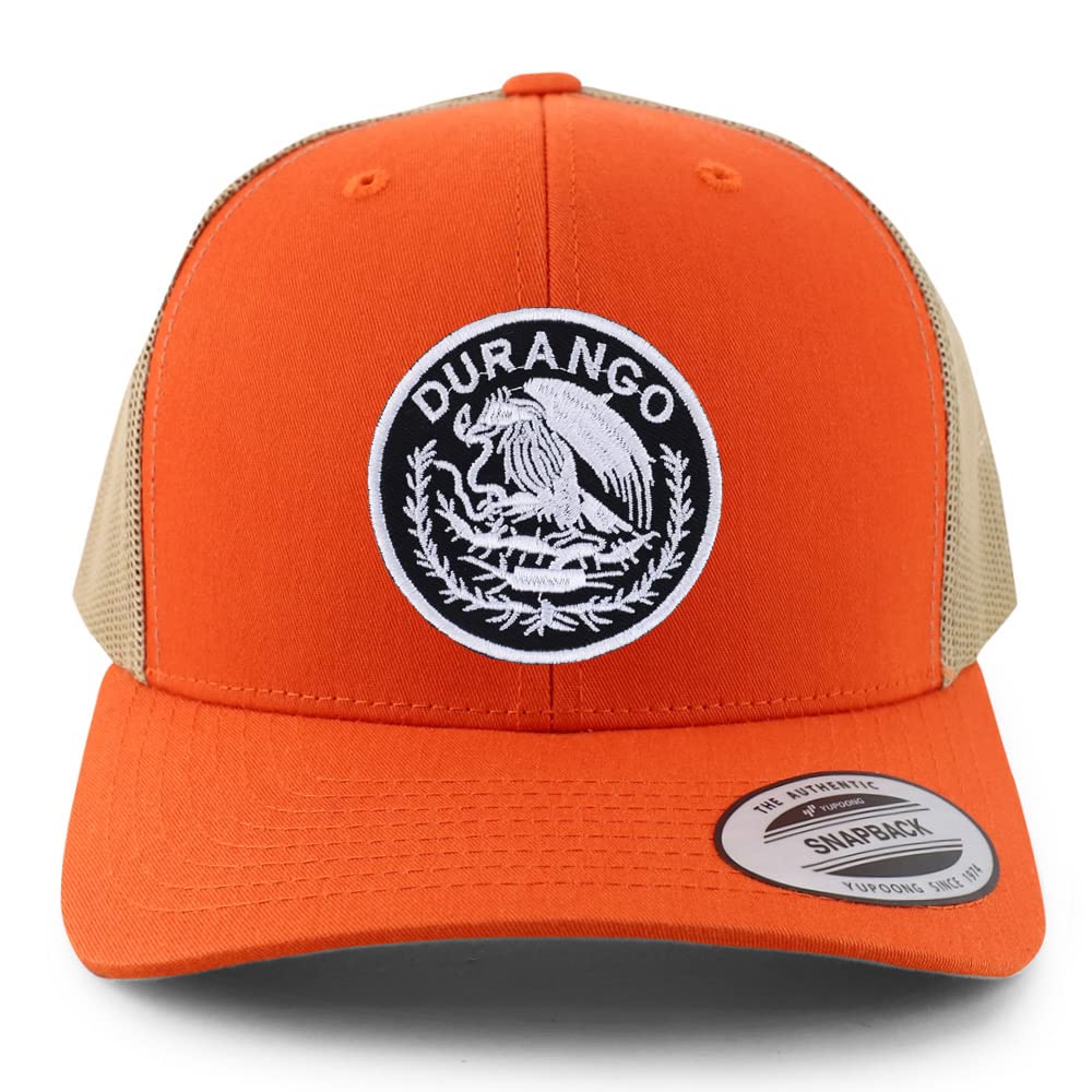 Trendy Apparel Shop Durango Mexico Patch 6 Panel Trucker Mesh Cap