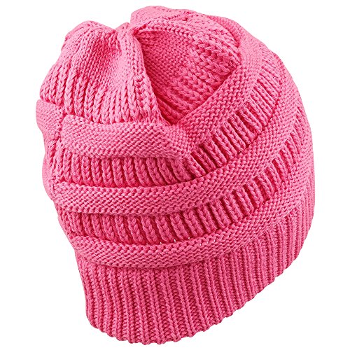 Trendy Apparel Shop Lightweight Ribbed Knit 365 Stretchable Beanie Cap
