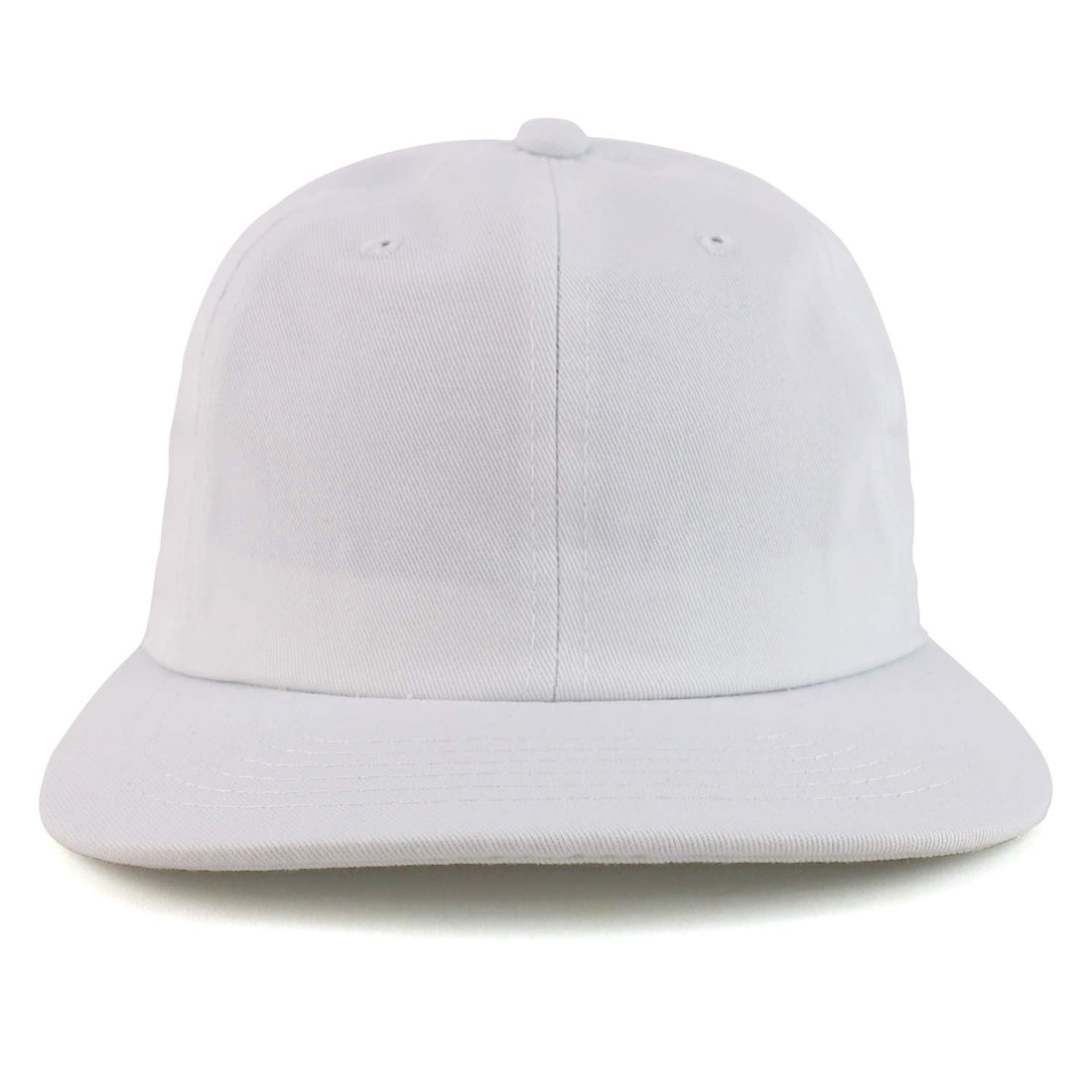 Trendy Apparel Shop Plain Casual Solid Color Low Profile Cotton Snapback Cap