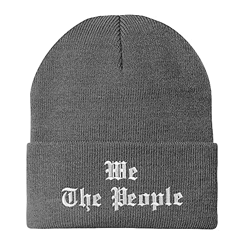 Trendy Apparel Shop We The People Old English Embroidered Long Cuff Beanie