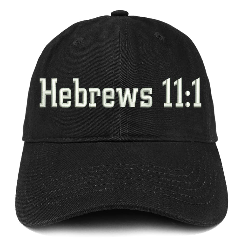 Trendy Apparel Shop Hebrews 11:1 Low Profile Soft Cotton Baseball Cap