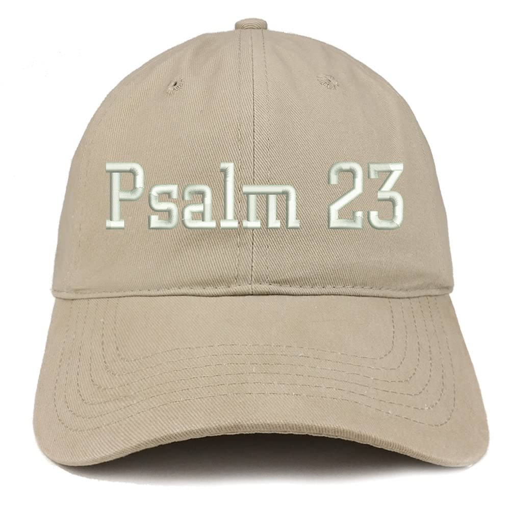 Trendy Apparel Shop Psalm 23 Low Profile Soft Cotton Baseball Cap