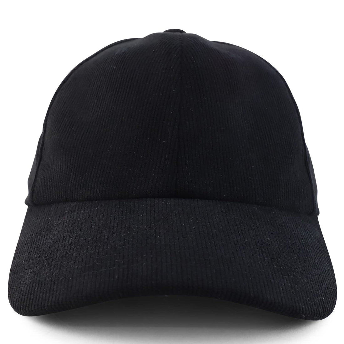 Trendy Apparel Shop Polyester Corduroy Structured Baseball Cap Dad Hat