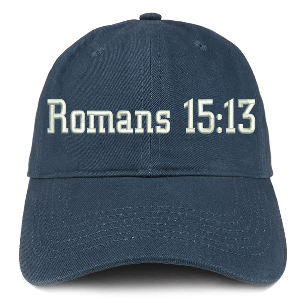 Trendy Apparel Shop Romans 15:13 Low Profile Soft Cotton Baseball Cap