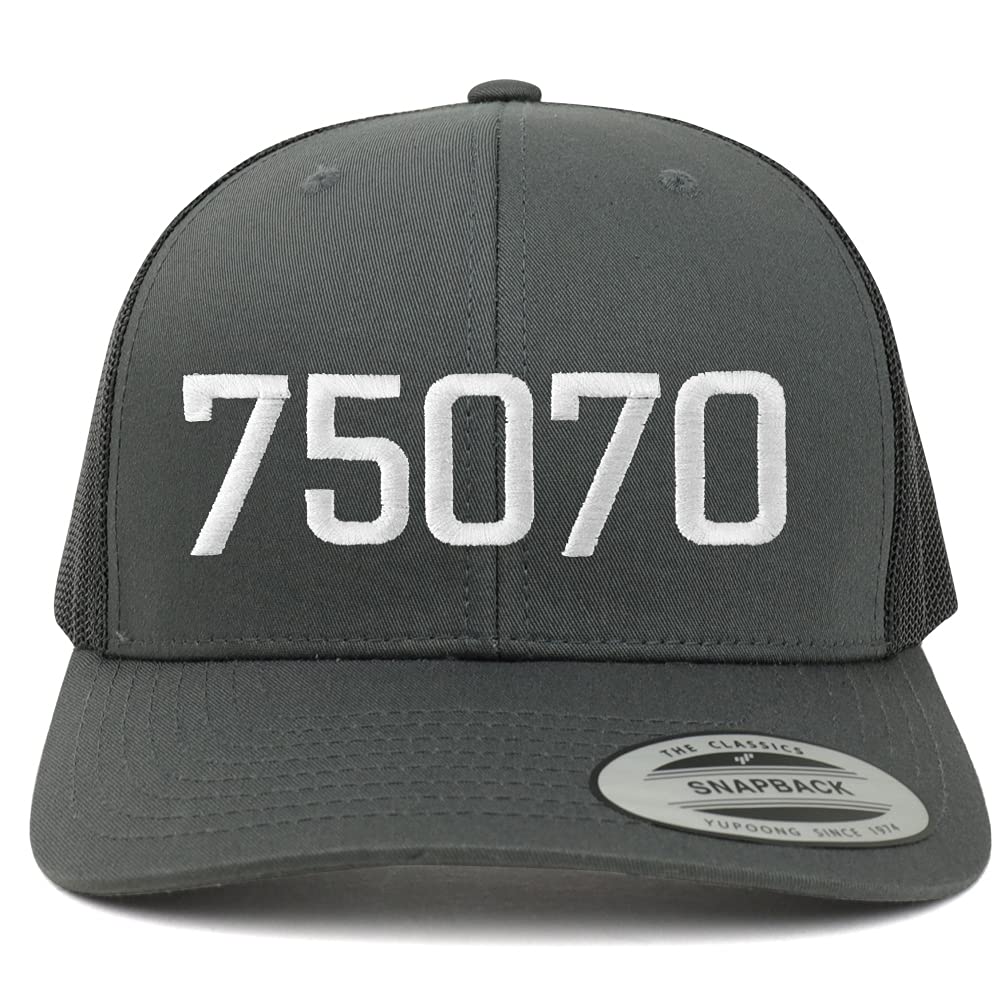 Trendy Apparel Shop 75070 McKinney TX Old English 6 Panel Trucker Mesh Cap