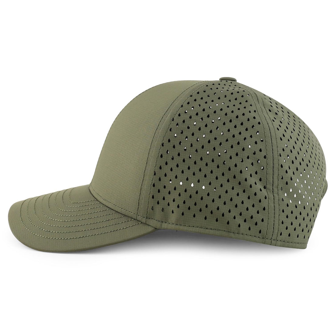 Trendy Apparel Shop Oversize XXL Laser Cut Holes Back Performance Snapback Ball Cap