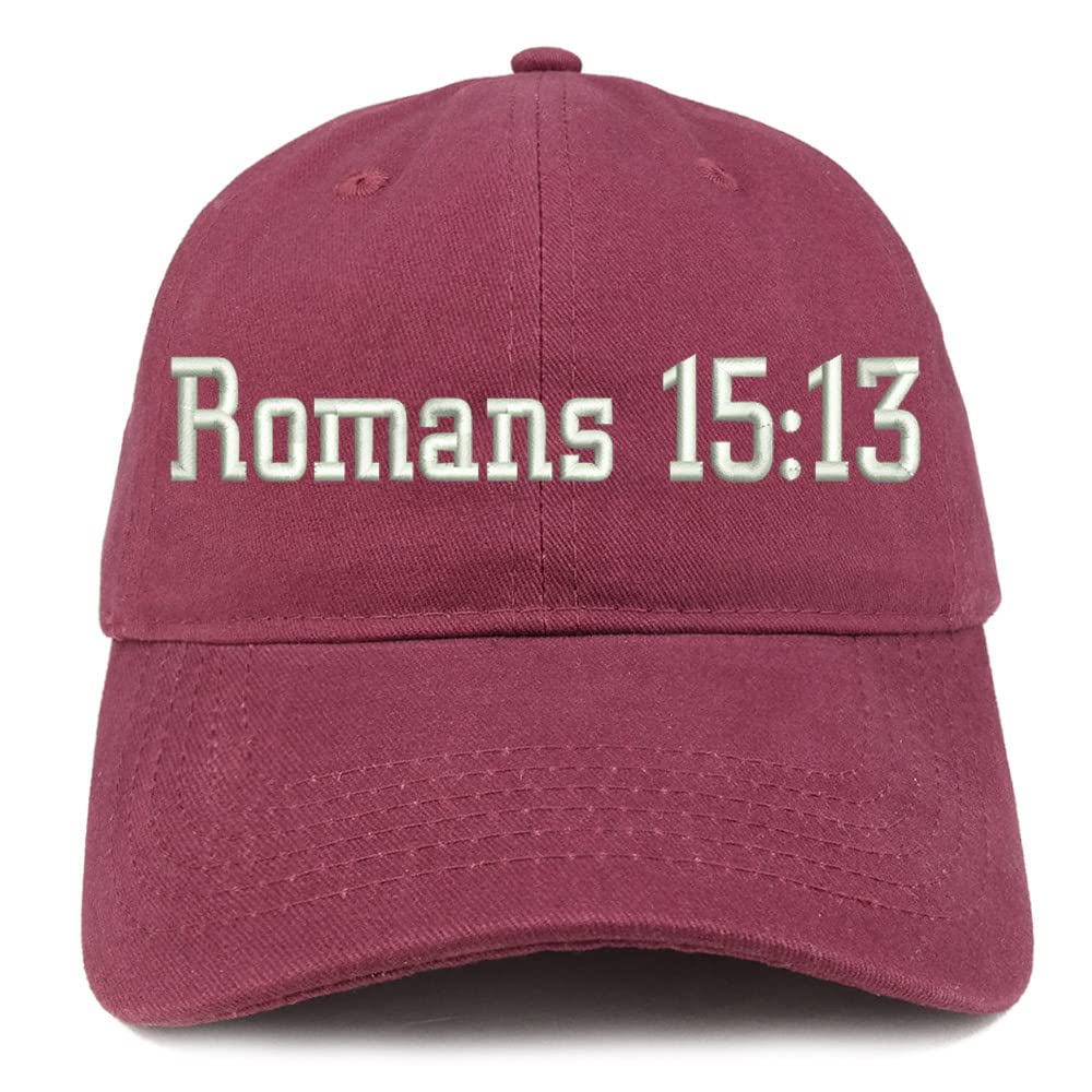 Trendy Apparel Shop Romans 15:13 Low Profile Soft Cotton Baseball Cap