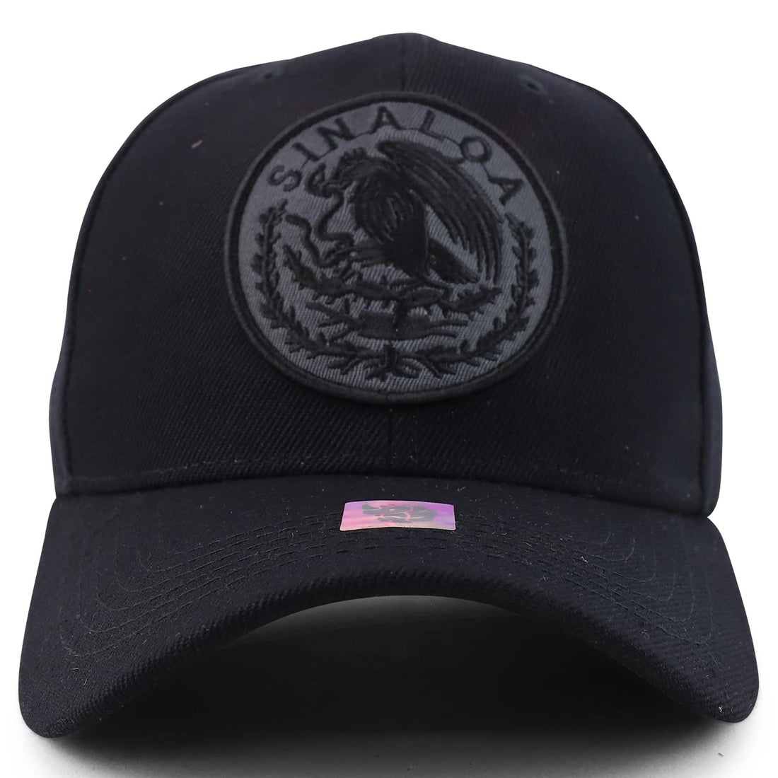 Trendy Apparel Shop Cities of Mexico Circular Logo Embroidered Structured Baseball Cap