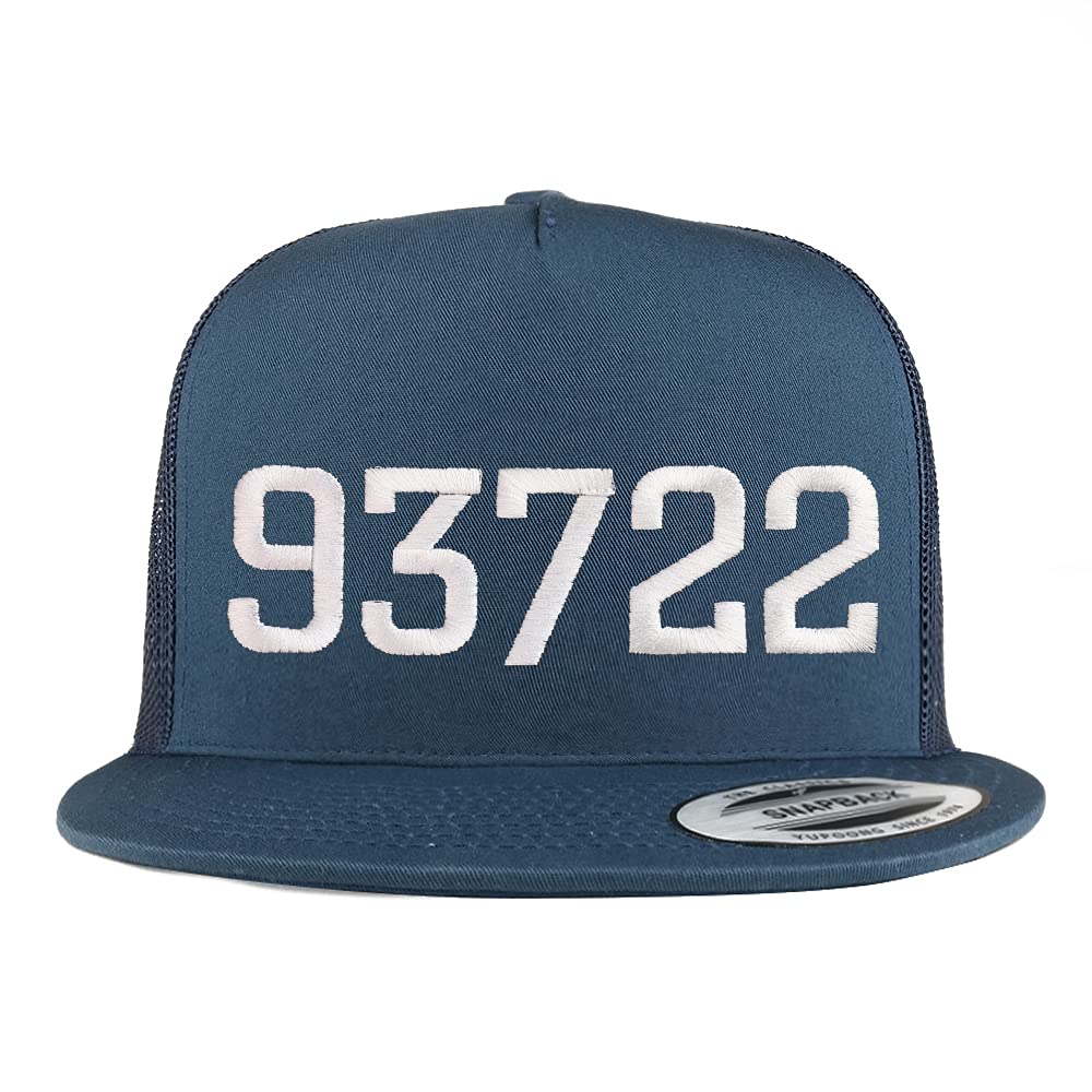 Trendy Apparel Shop 93722 Fresno CA Old English 5 Panel Flatbill Trucker Cap