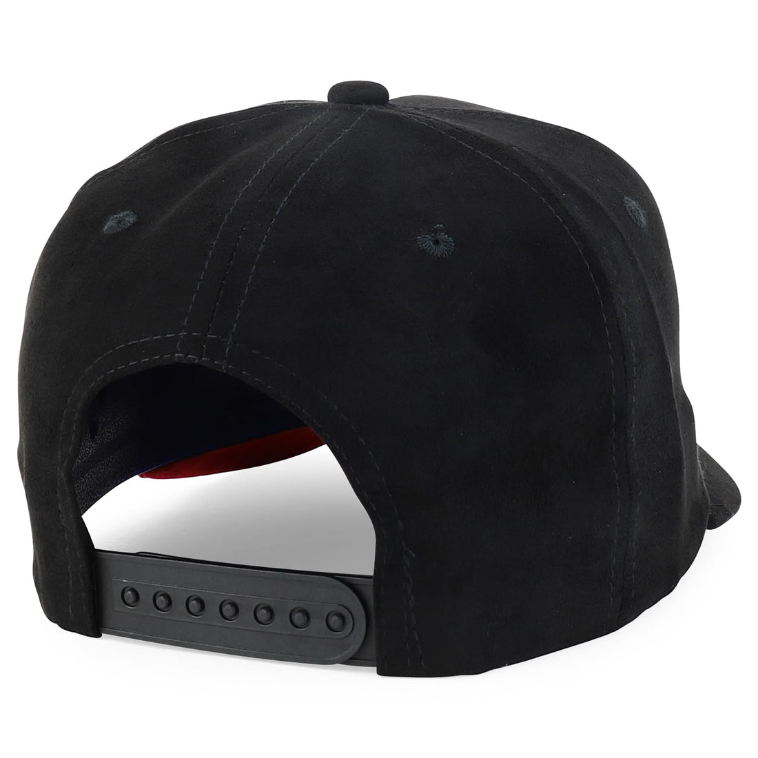 Trendy Apparel Shop 5 Panel Structured Soft Suede Snapback Ball Cap