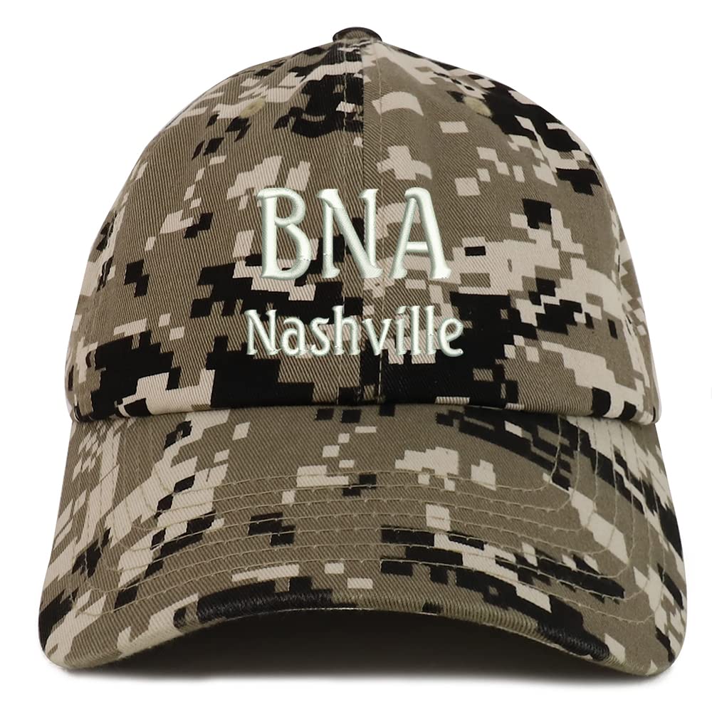 Trendy Apparel Shop BNA Nashville Low Profile Soft Cotton Baseball Cap