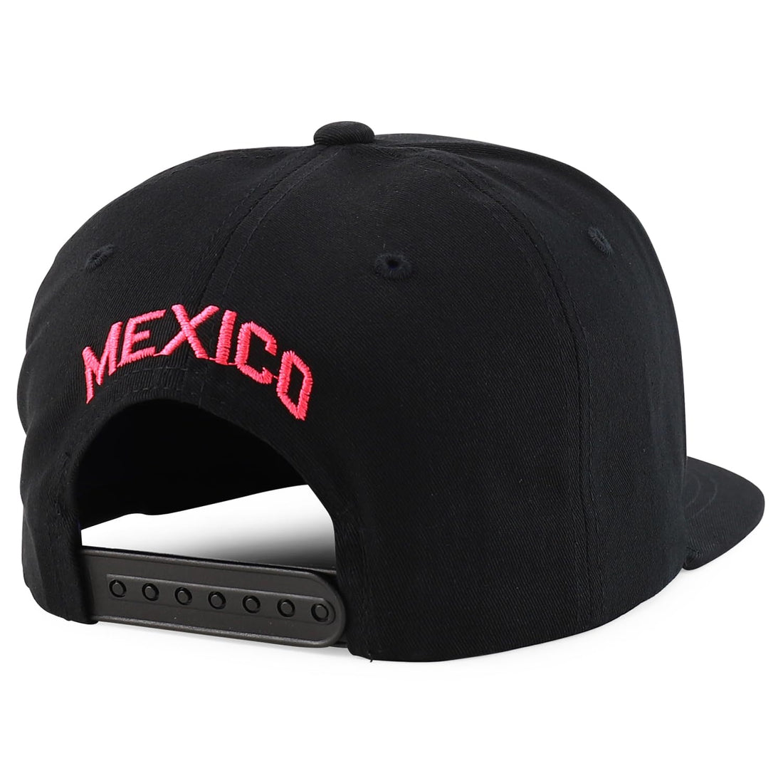 Hecho En Mexico Eagle 3D Embroidered Flat Bill Snapback Cap