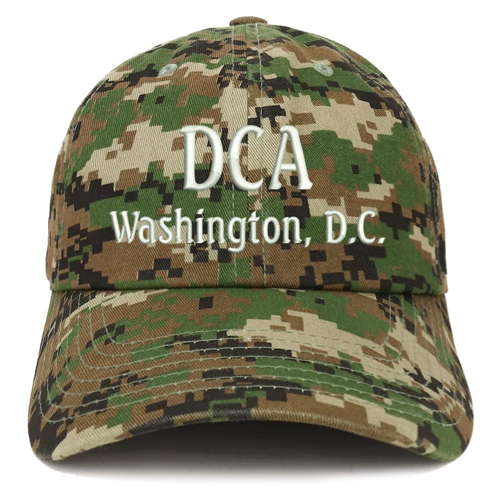 Trendy Apparel Shop DCA Washington DC Low Profile Soft Cotton Baseball Cap