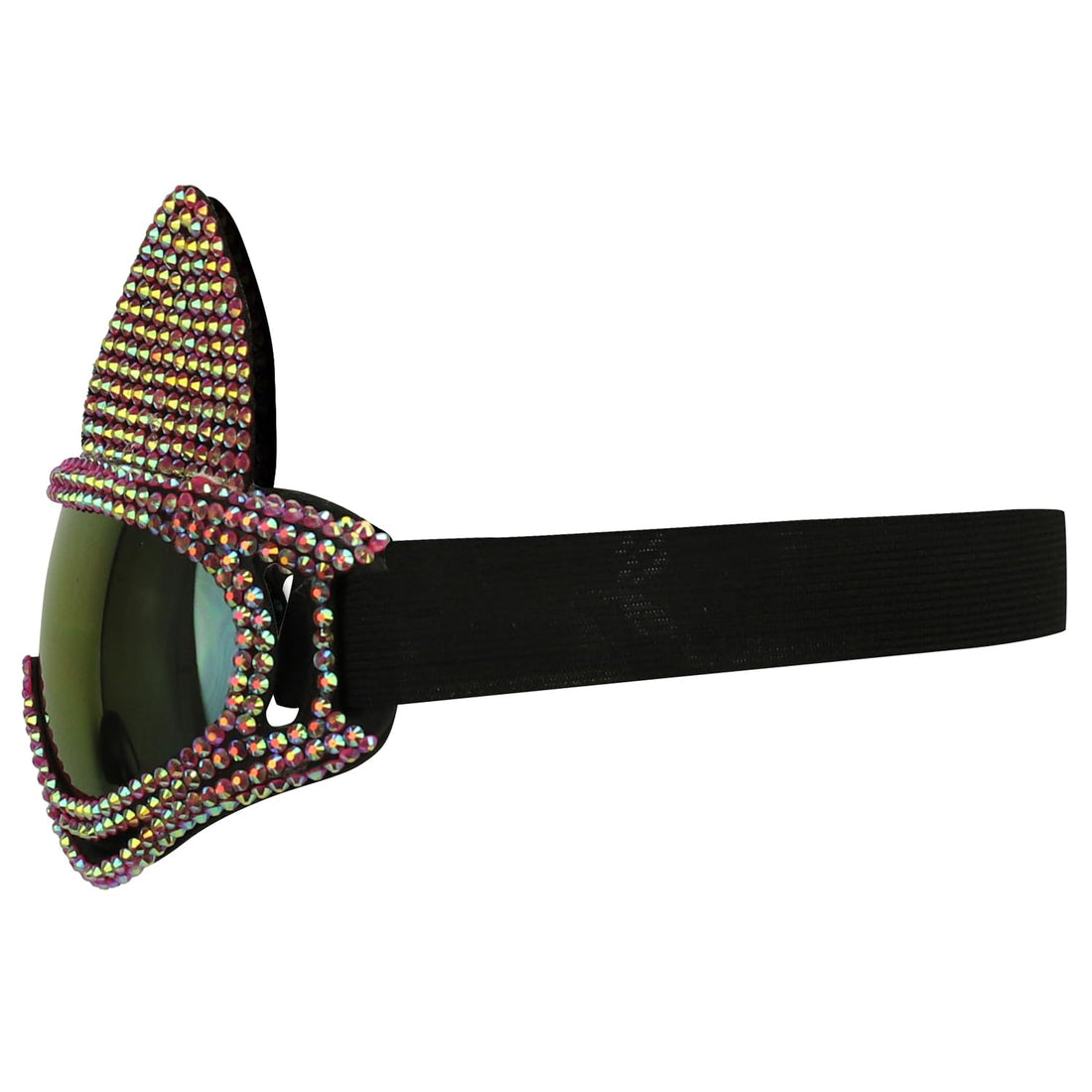 Trendy Apparel Shop Bling Rhinestone Festival Rave Goggles