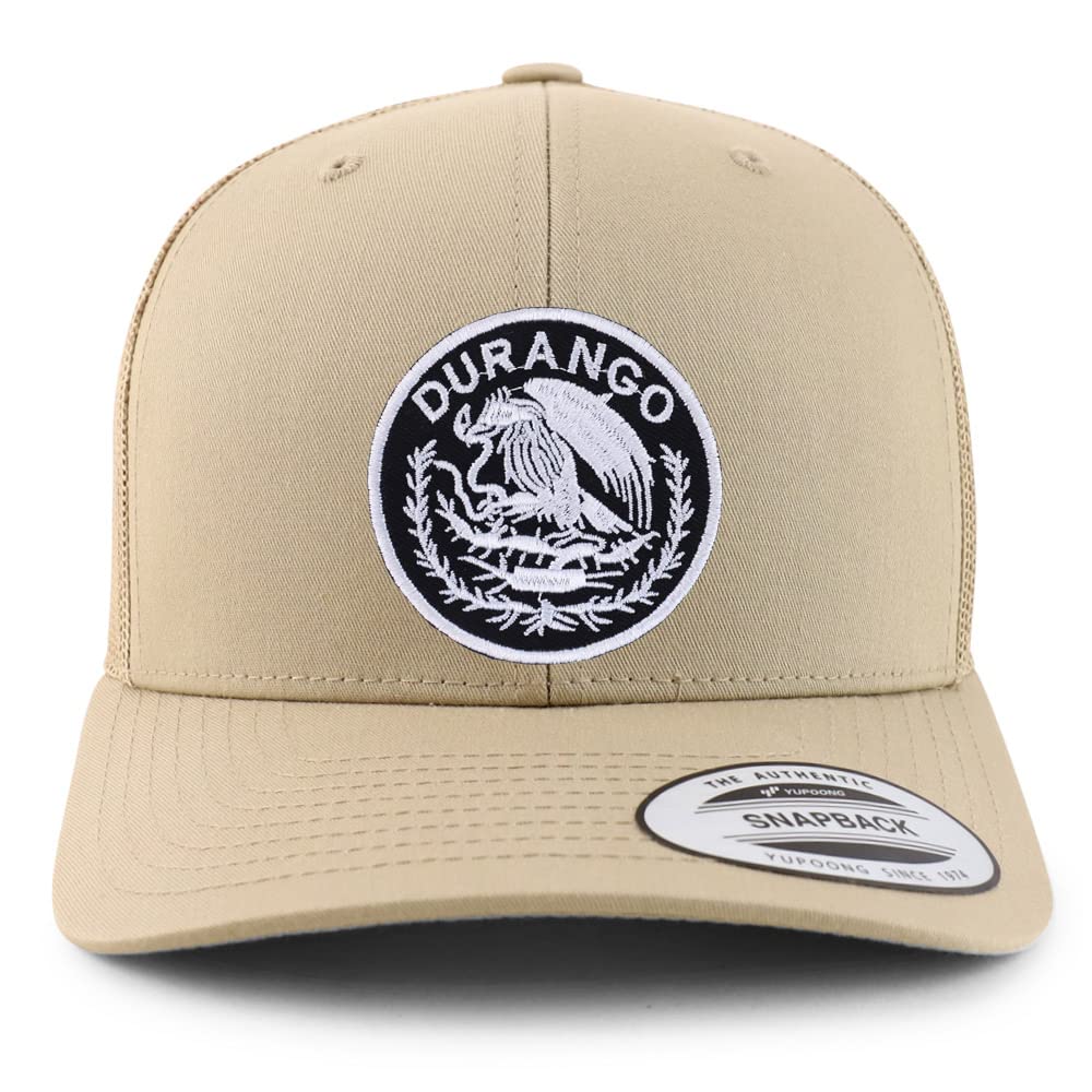 Trendy Apparel Shop Durango Mexico Patch 6 Panel Trucker Mesh Cap