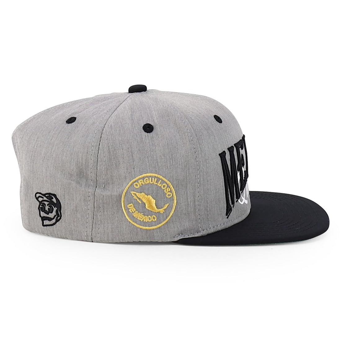 Trendy Apparel Shop Mexico Guadalupe Embroidered Flat Bill Snapback Cap