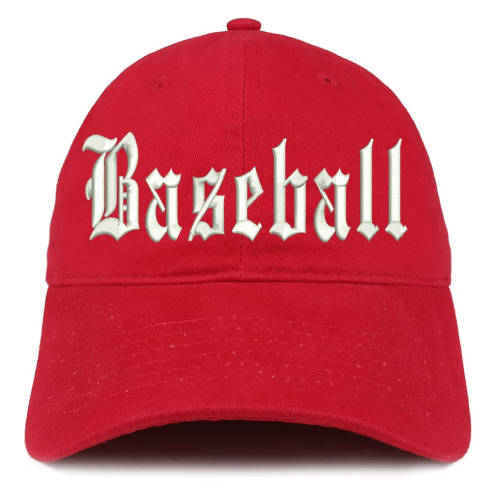 Trendy Apparel Shop Old English Baseball Low Profile Soft Cotton Baseball Cap