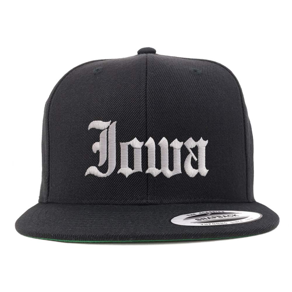 Trendy Apparel Shop Iowa State Old English Embroidered Flatbill Snapback
