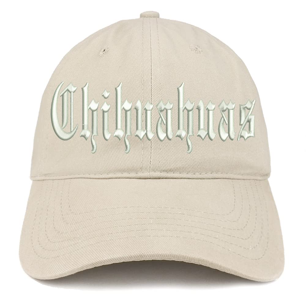 Trendy Apparel Shop Old English Chihuahuas Low Profile Soft Cotton Baseball Cap