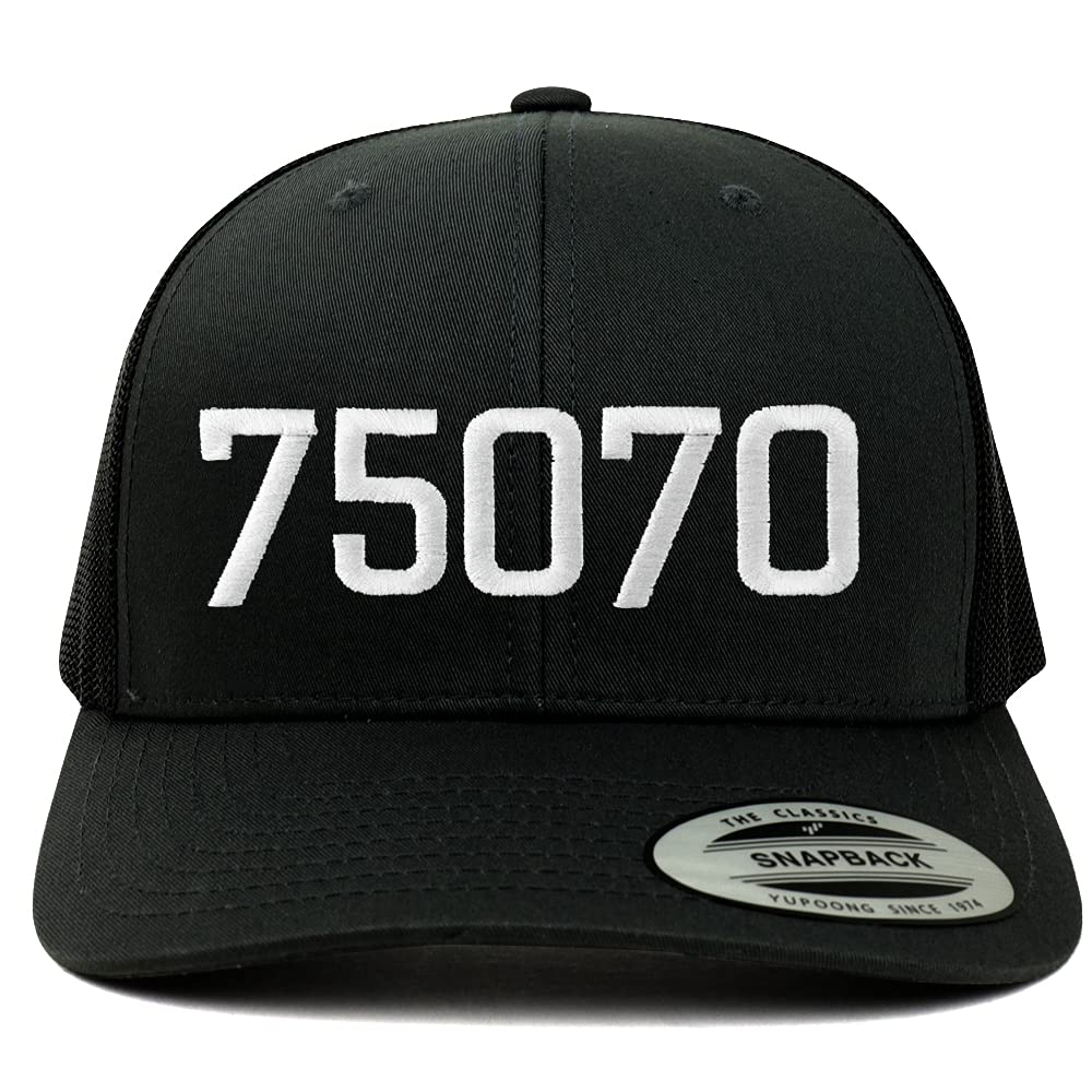 Trendy Apparel Shop 75070 McKinney TX Old English 6 Panel Trucker Mesh Cap