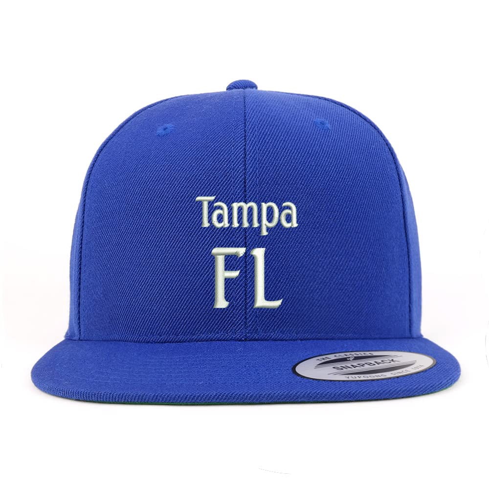 Trendy Apparel Shop Tampa FL Embroidered Flatbill Snapback