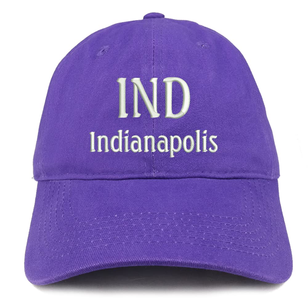 Trendy Apparel Shop IND Indianapolis Low Profile Soft Cotton Baseball Cap