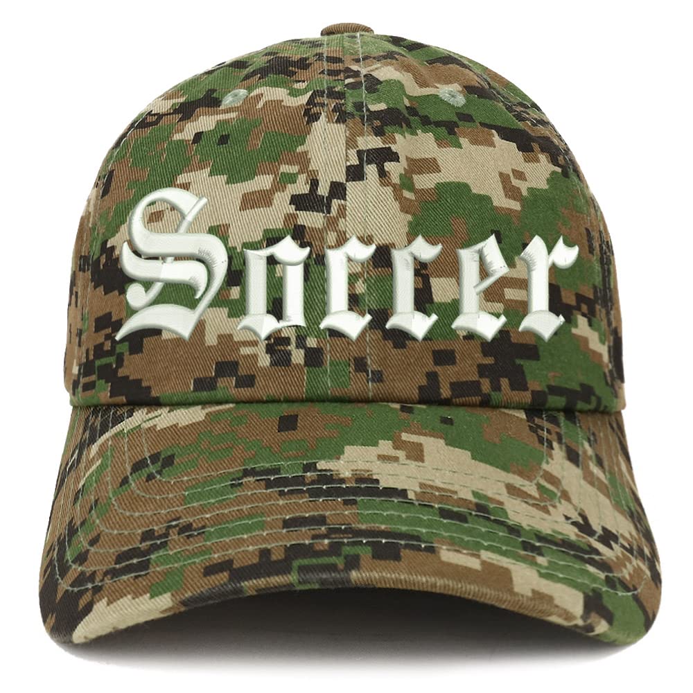 Trendy Apparel Shop Old English Soccer Low Profile Soft Cotton Baseball Cap