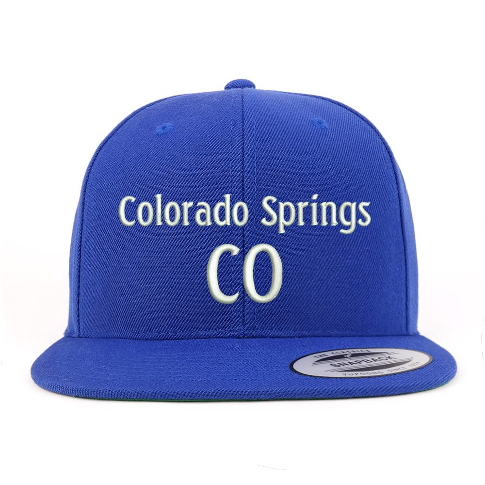 Trendy Apparel Shop Colorado Springs CO Embroidered Flatbill Snapback