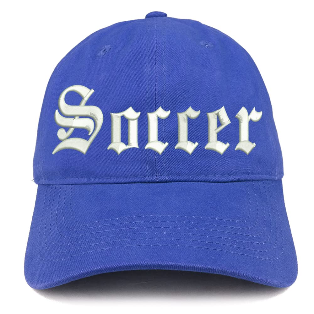 Trendy Apparel Shop Old English Soccer Low Profile Soft Cotton Baseball Cap
