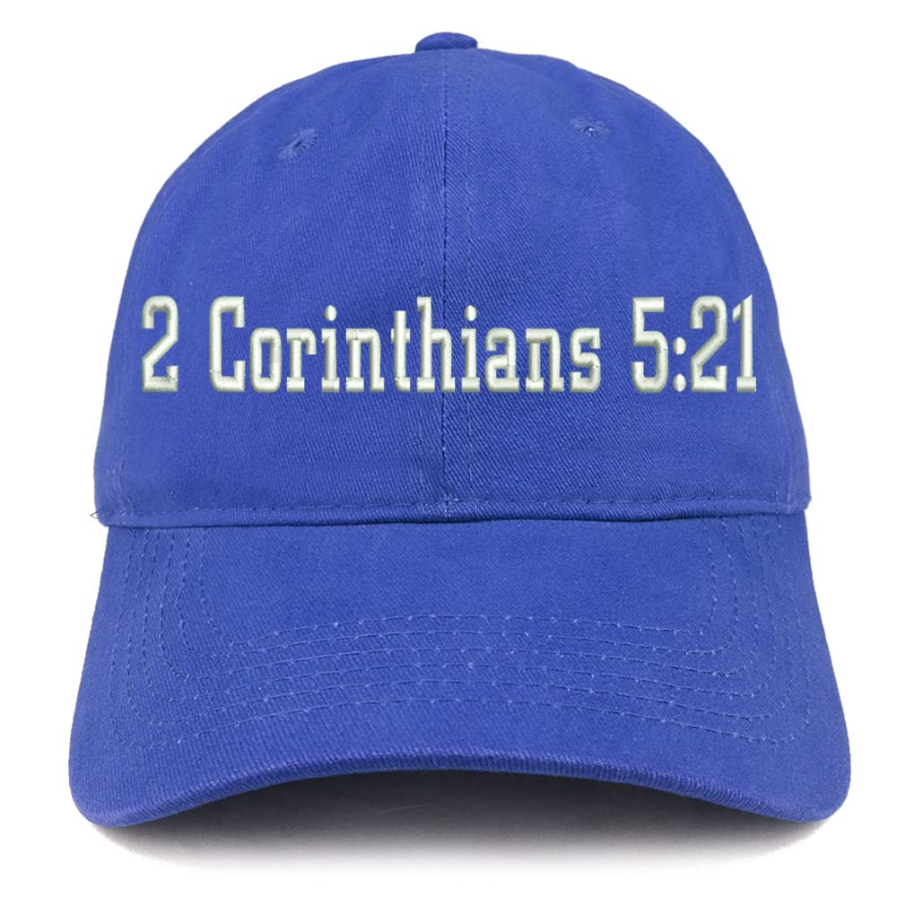 Trendy Apparel Shop 2 Corinthians 5:21 Low Profile Soft Cotton Baseball Cap