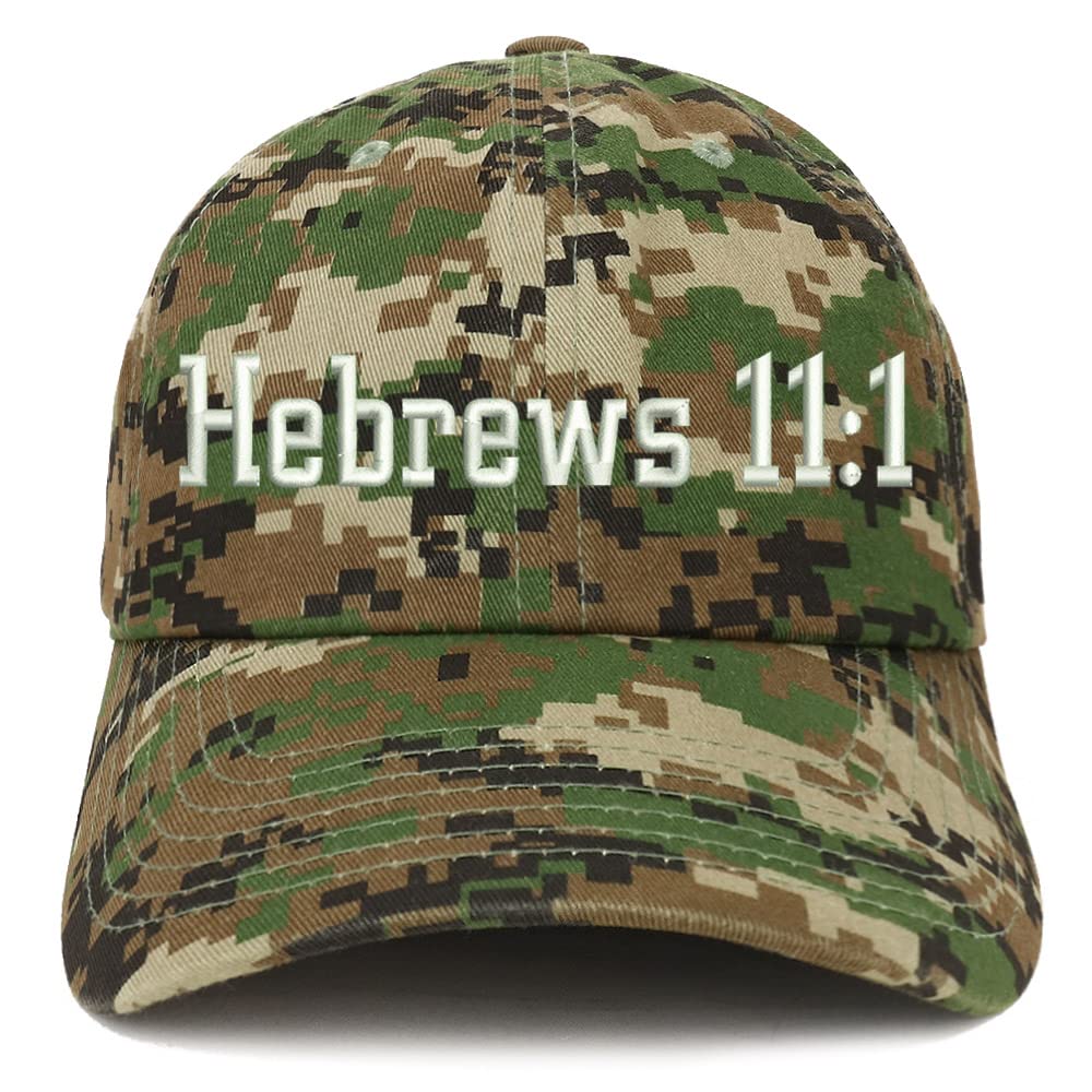 Trendy Apparel Shop Hebrews 11:1 Low Profile Soft Cotton Baseball Cap
