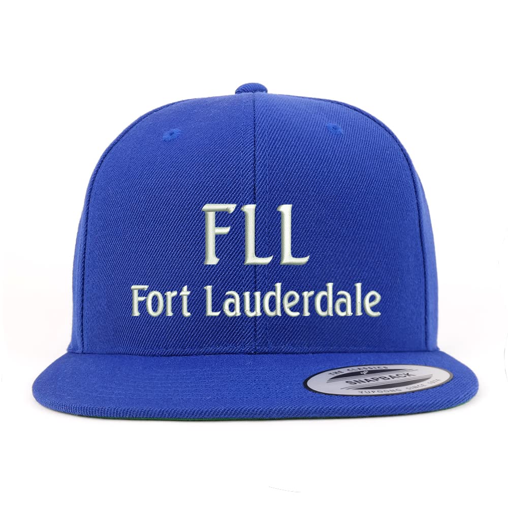 Trendy Apparel Shop FLL Fort Lauderdale Embroidered Flatbill Snapback