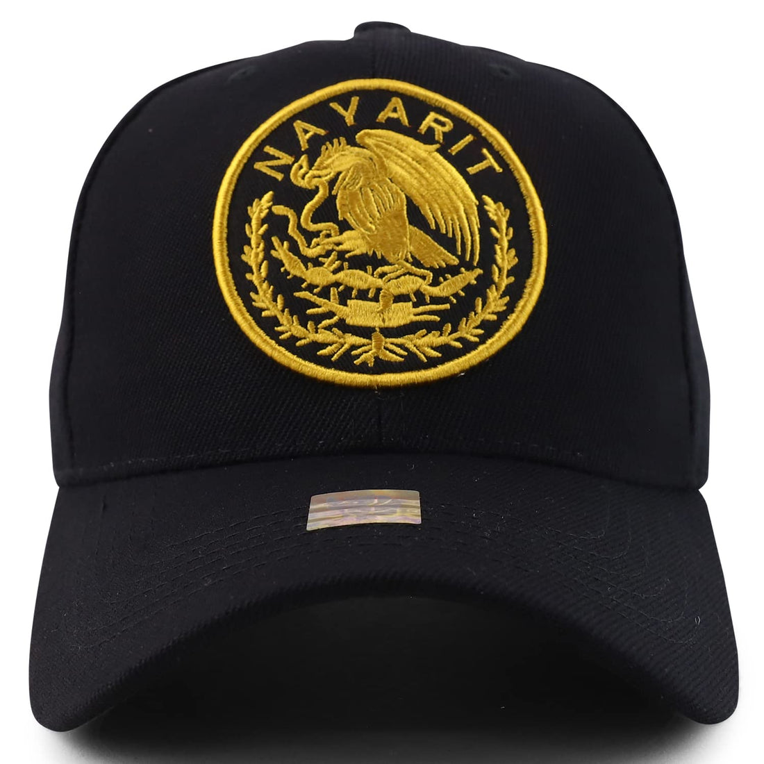 Trendy Apparel Shop Cities of Mexico Circular Logo Embroidered Structured Baseball Cap