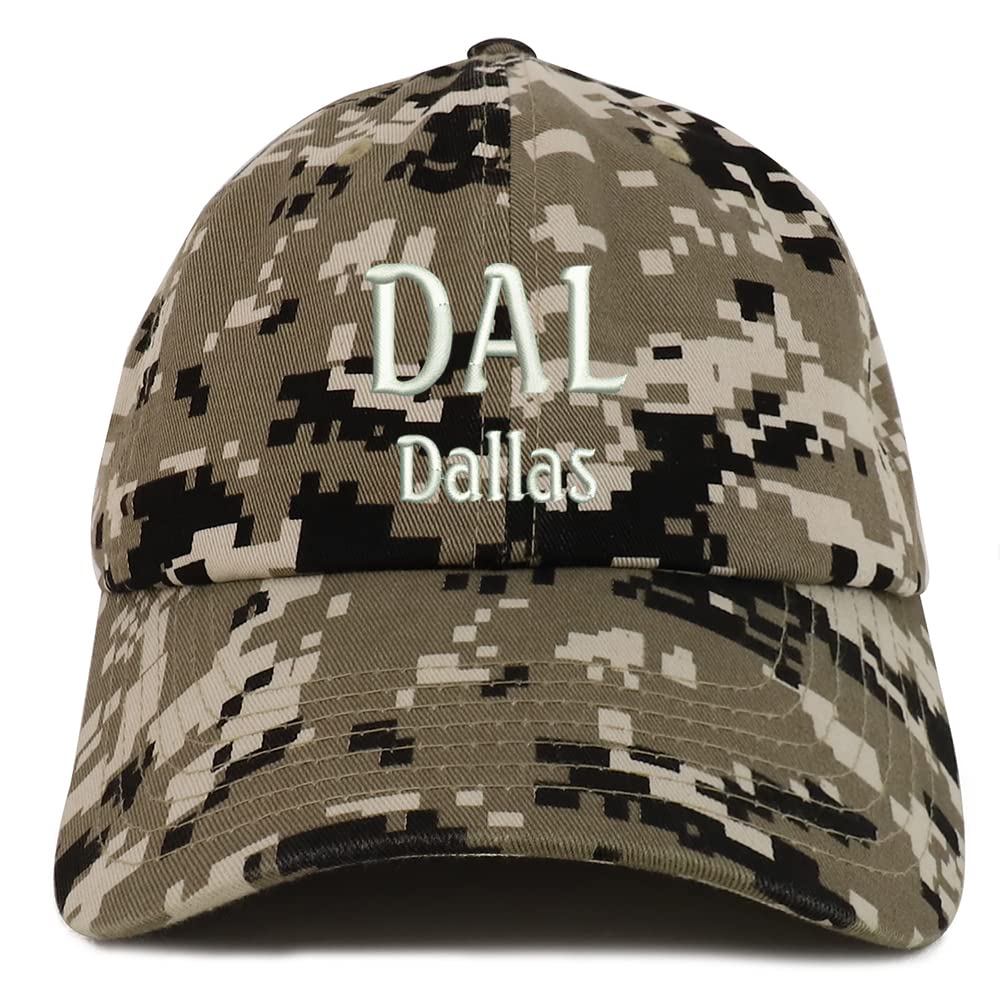Trendy Apparel Shop DAL Dallas Low Profile Soft Cotton Baseball Cap