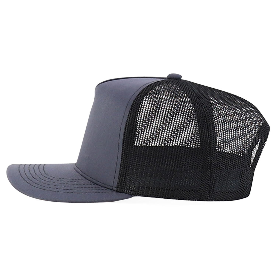 Trendy Apparel Shop 5 Panel Structured Trucker Cap with Mexico Flag Design Undervisor
