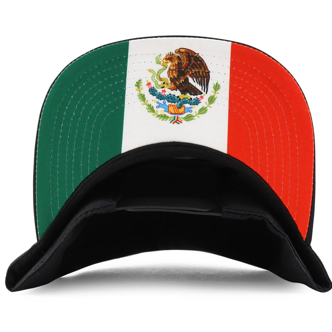 Trendy Apparel Shop Mexico El Tri Soccer Theme Embroidered Flatbill Snapback Cap