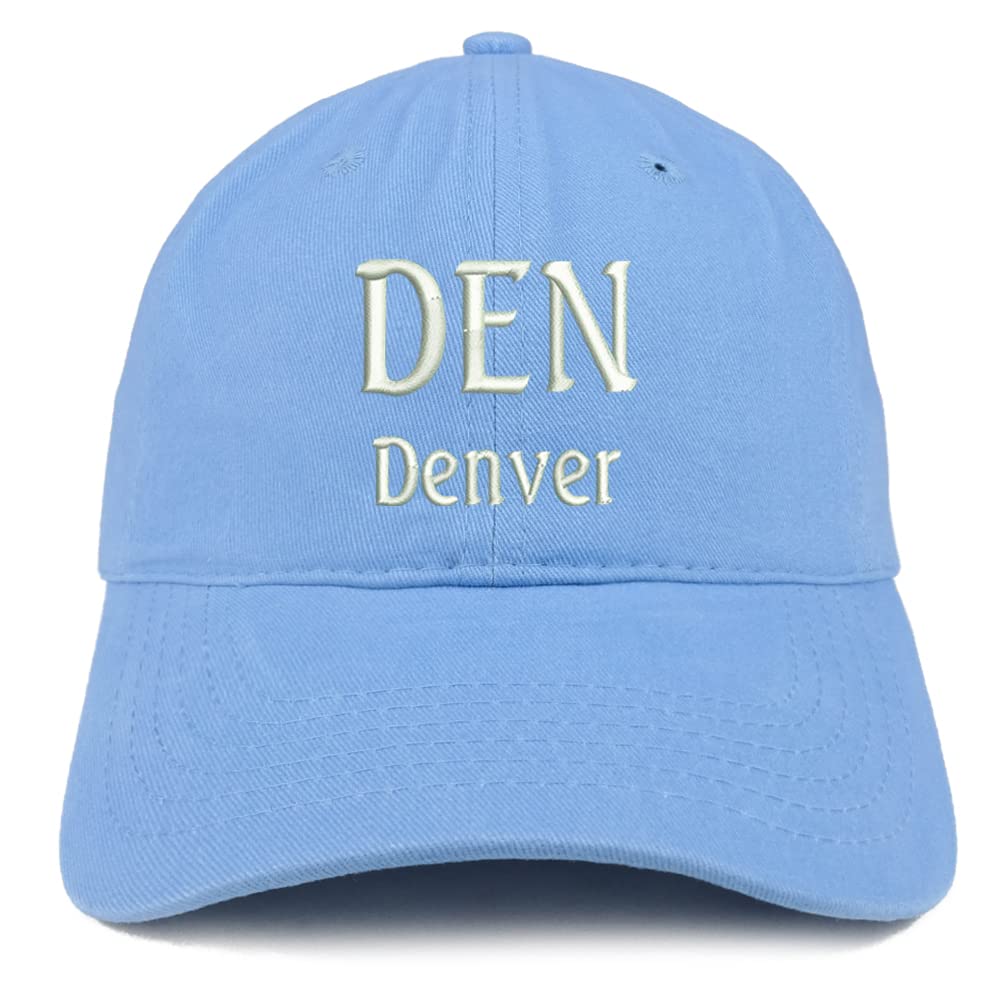 Trendy Apparel Shop DEN Denver Low Profile Soft Cotton Baseball Cap