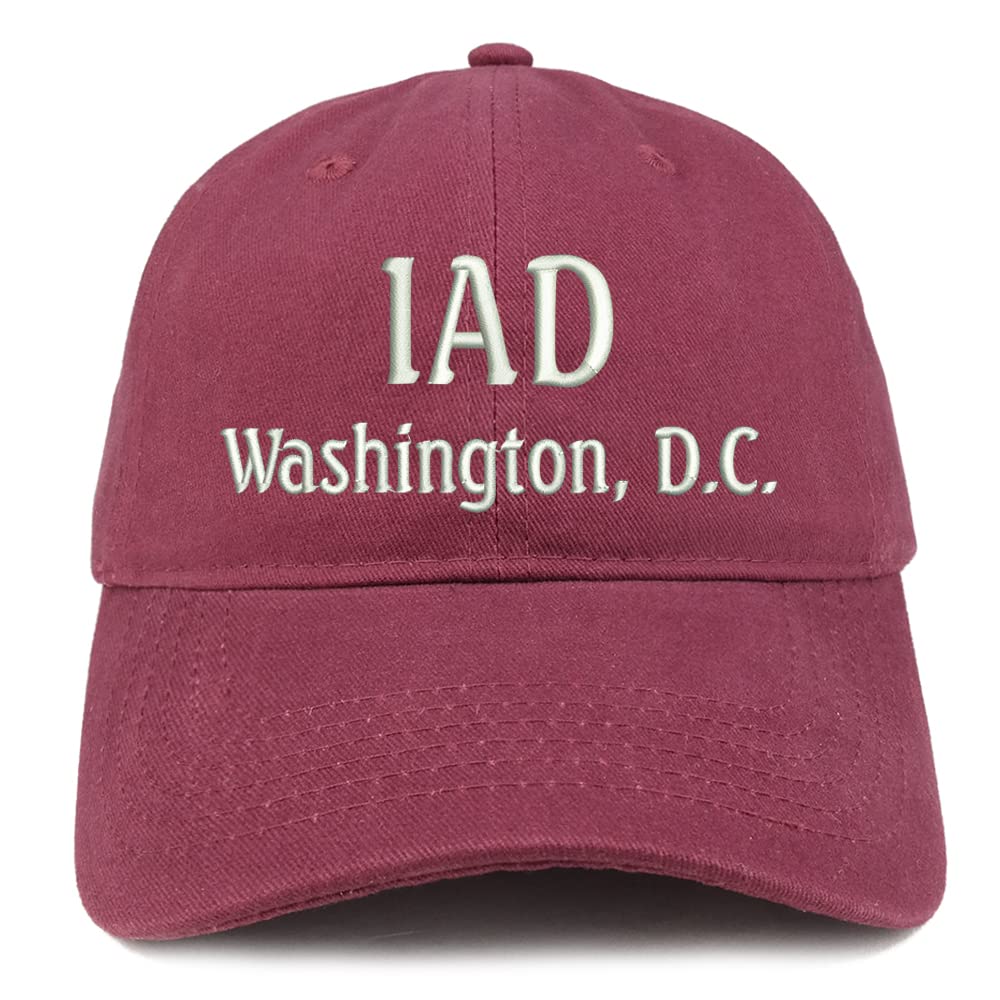 Trendy Apparel Shop IAD Washington DC Low Profile Soft Cotton Baseball Cap