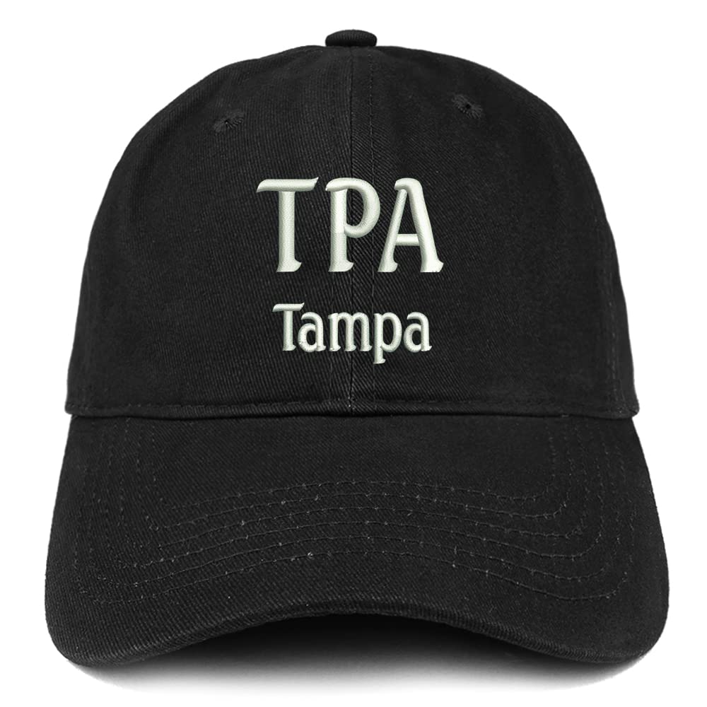 Trendy Apparel Shop TPA Tampa Low Profile Soft Cotton Baseball Cap