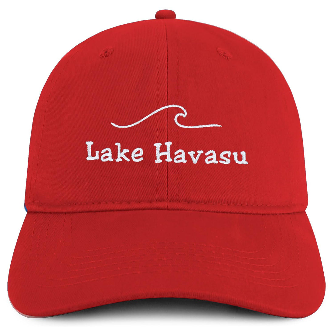 Trendy Apparel Shop Lake Havasu Embroidered Cotton Unstructured Low Profile Dad Hat