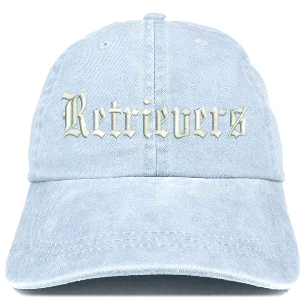 Trendy Apparel Shop Old English Retrivers Washed Pigment Dyed Baseball Cap