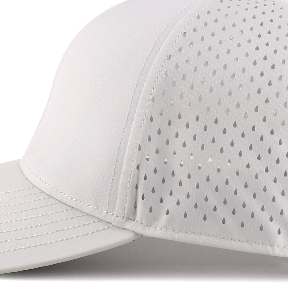 Trendy Apparel Shop Oversize XXL Laser Cut Holes Back Performance Snapback Ball Cap