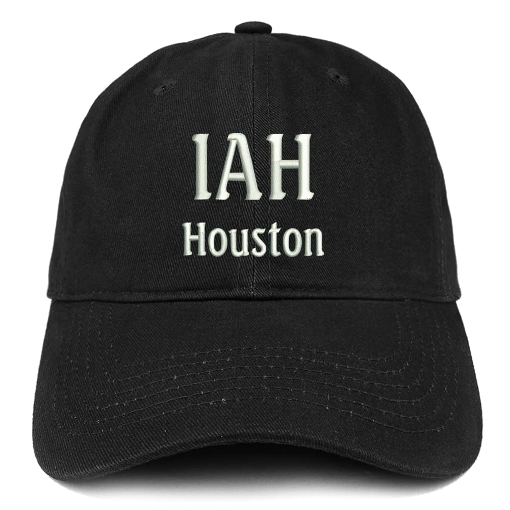 Trendy Apparel Shop IAH Houston Low Profile Soft Cotton Baseball Cap