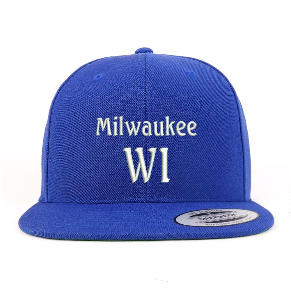 Trendy Apparel Shop Milwaukee WI Embroidered Flatbill Snapback