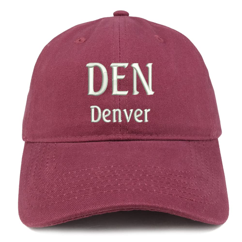 Trendy Apparel Shop DEN Denver Low Profile Soft Cotton Baseball Cap