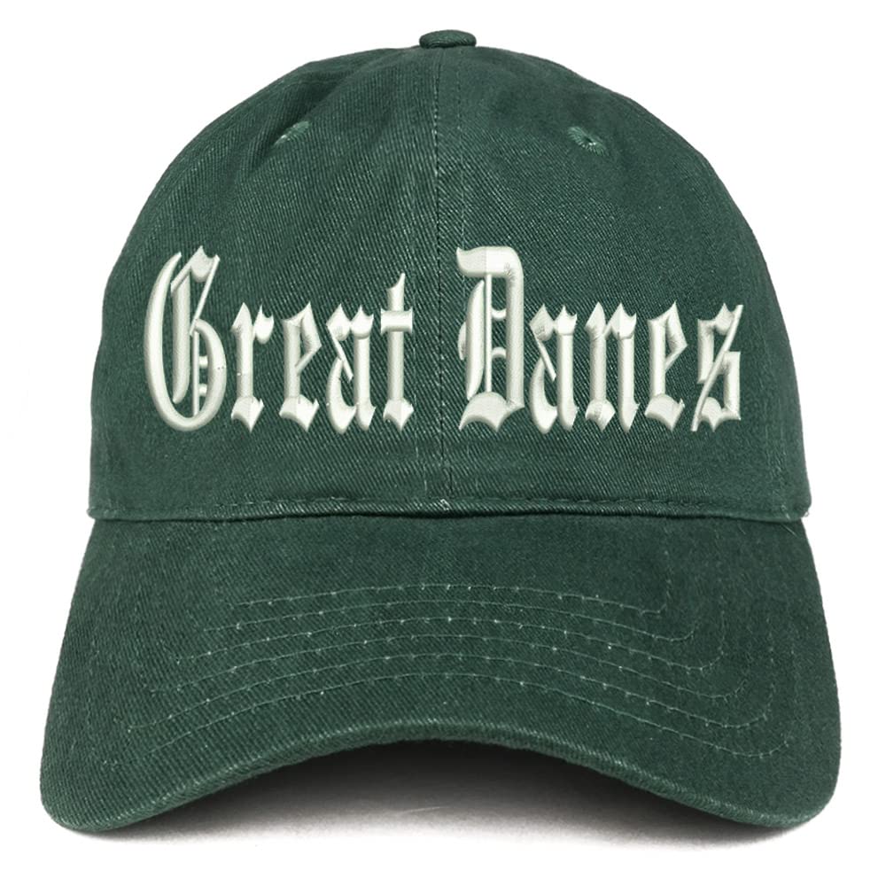 Trendy Apparel Shop Old English Great Danes Low Profile Soft Cotton Baseball Cap