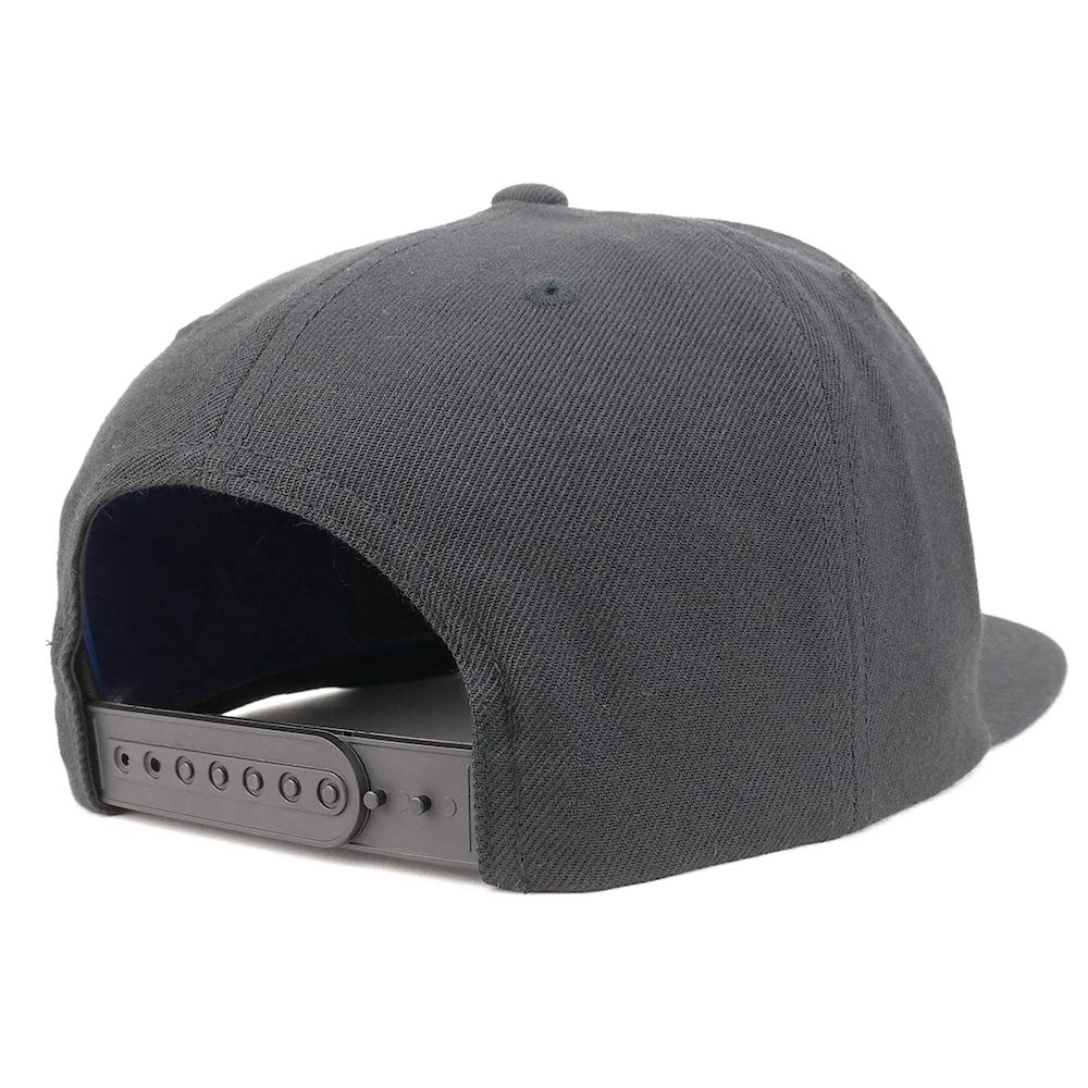 Trendy Apparel Shop Georgia State Old English Embroidered Flatbill Snapback